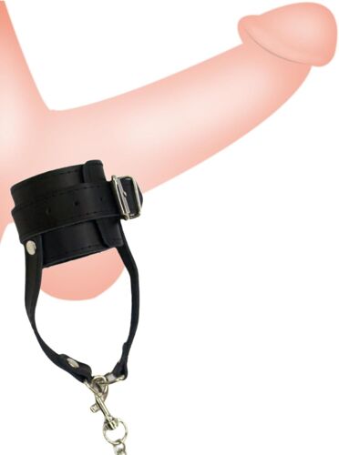 Kalanka-Anneaux De Pénis En Cuir Pour Homme, Cockring Extensible Réglable Pour Hommes, Anneau Pénien Pour Retarder L'éjaculation Sex Toys Pour Couple