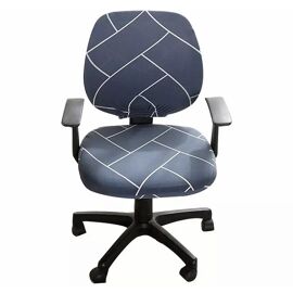 Housse extensible pour chaises de bureau et de gaming, housse élastique pour chaises pivotantes, lavable en machine
