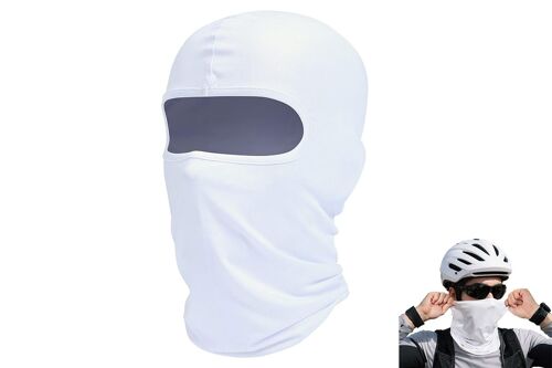 Cache-Cou Unisexe Et Masque De Protection Pour Le Cyclisme - Blanc