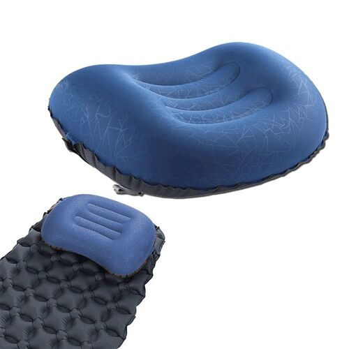 Oreiller Cervical Gonflable Portable Pour Le Camping, Les Voyages, La Randonnée, Le Sommeil Et La Détente 