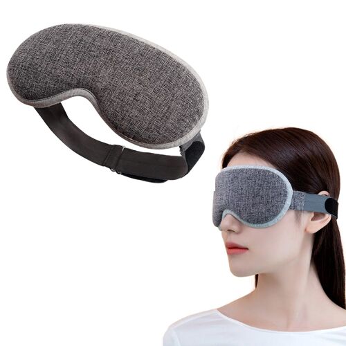 Masque Chauffant Usb Pour Les Yeux Secs Et Occultant, Bandeau Ajustable, En Mélange De Coton 