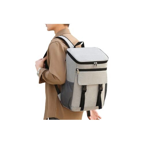 Sac À Dos Isotherme Pour Le Camping Et La Plage - Gris