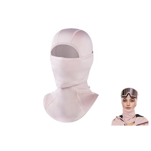 Cagoule D'hiver En Polaire Thermique Coupe-Vent - Rose