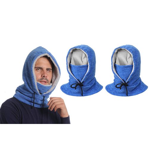Lot De 2 Cagoules À Capuche En Polaire Pour Homme, Cache-Cou Et Masque Coupe-Vent D'hiver