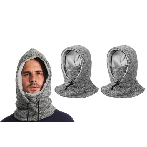 Lot De 2 Cagoules À Capuche En Polaire Pour Homme - Gris