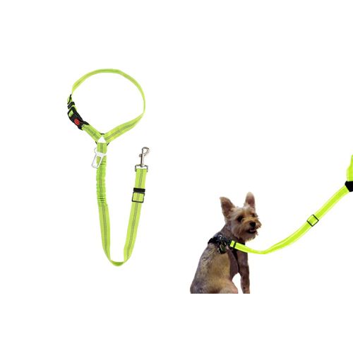 Harnais De Sécurité Réglable Pour Chien En Voiture, Laisse De Sécurité 3 En 1 Pour Animaux De Compagnie, Élastique Haute Résistance, Design Réfléchissant