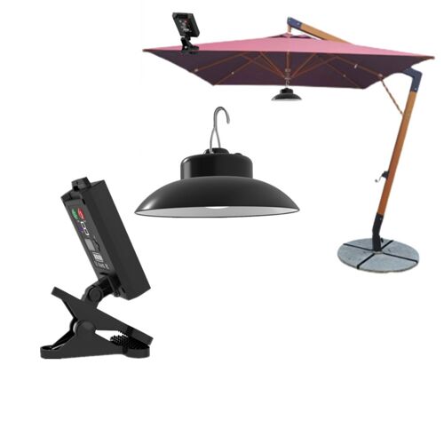 Lampes Solaires Pour Parasols, Idéales Pour Les Terrasses, Le Camping, Les Jardins Et Les Fêtes En Extérieur.