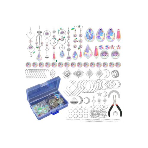 Kit De 200 Pièces Pour Fabriquer Soi-Même Des Attrape-Soleil (Strass Et Accessoires De Suspension Inclus) Pour Adultes