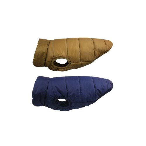Ensemble De 2 Vestes D'hiver Imperméables Pour Chien, Gilet Avec Col Montant Et Fermeture À Boutons Pour Temps Froid.