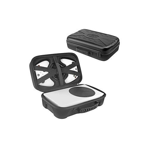 Étui de transport rigide pour Xbox Series S - EVA durable, antichoc, étanche, portable, noir, 31,3 x 20 x 13,2 cm