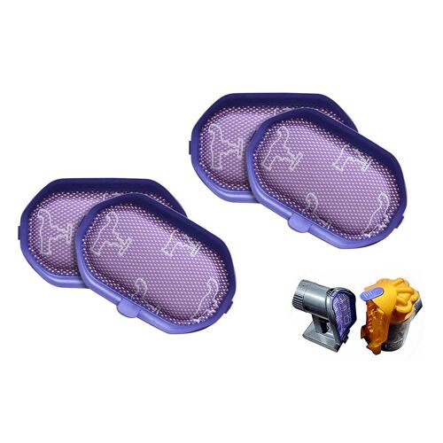Filtres de rechange pour aspirateur à main Dyson DC 30, 31, 34, 35, 44 et 56 - Lot de 4