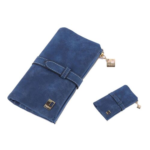 Pochette portefeuille multi-cartes pour femme avec porte-monnaie et emplacements pour cartes