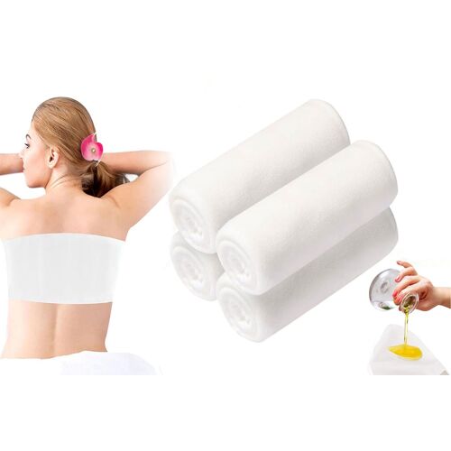 Lot De 4 Bandes De Contention Réutilisables Pour L'huile De Ricin, Pour Soulager L'abdomen Et Le Corps