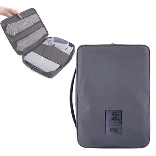 Housse À Vêtements Pour Chemises Et Accessoires Avec Panneau Pliable Et Compartiments