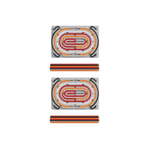 Lot de 2 tableaux d'activités sensorielles double face pour enfants, favorisant la motricité fine et la concentration.