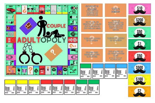 Jeu De Société Pour Couples Opoly Adulte, Jeu De Cartes Intime Pour Une Soirée En Amoureux