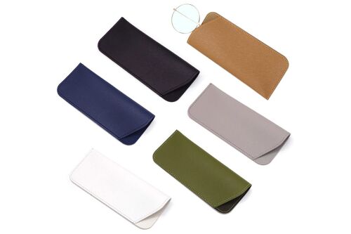 Étuis À Lunettes En Cuir (Lot De 6) Pour Lunettes De Soleil Et De Lecture 