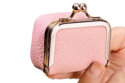 Mini Étui De Voyage En Cuir Pour Bijoux Avec Clip Doré, Organisateur De Bijoux Compact Pour Boucles D'oreilles, Bagues Et Colliers