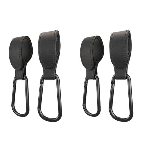 Lot De 4 Crochets Réglables Pour Poussette, Pour Suspendre Sacs Et Accessoires De Shopping