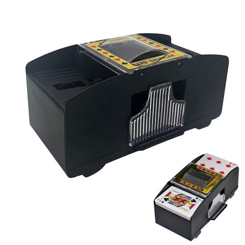 Mélangeur De Cartes Automatique Pour 1 À 2 Jeux, Mélangeur De Poker Électrique À Piles