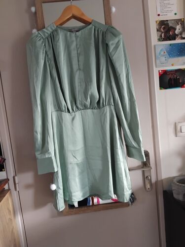 Robe Soirée Verte Pale
