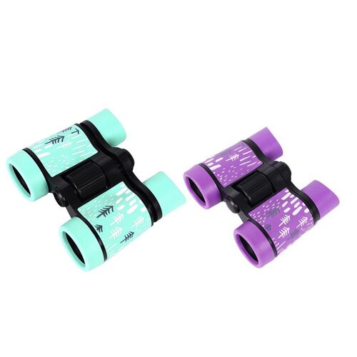 Jumelles pour enfants 4x30 compactes pour l'exploration en plein air - Lot de 2