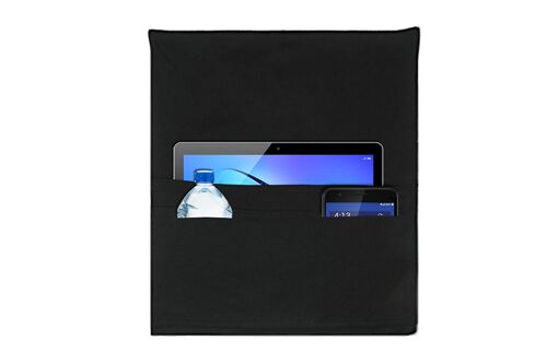 Housse de tablette d'avion avec poches, organisateur de voyage