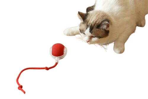 Balle Interactive Automatique Pour Chat Avec Capteurs Et Batterie Rechargeable