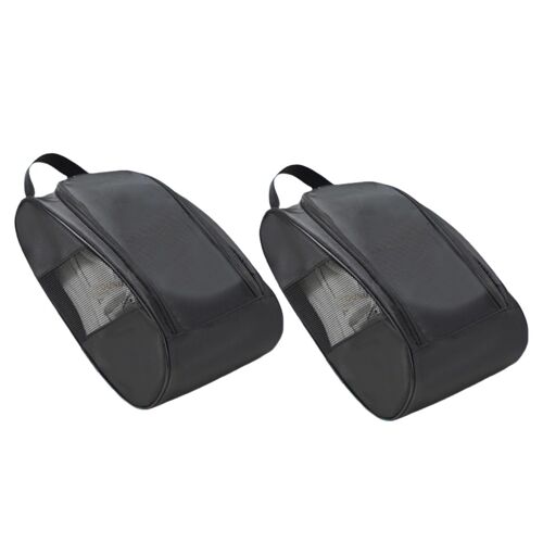 Lot De 2 Sacs À Chaussures De Golf Avec Fermeture Éclair Et Poignée À Sangle Pour Chaussures De Sport