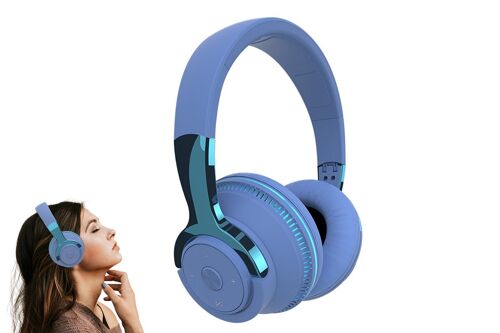 Casque Bluetooth supra-auriculaire avec réduction de bruit et design pliable