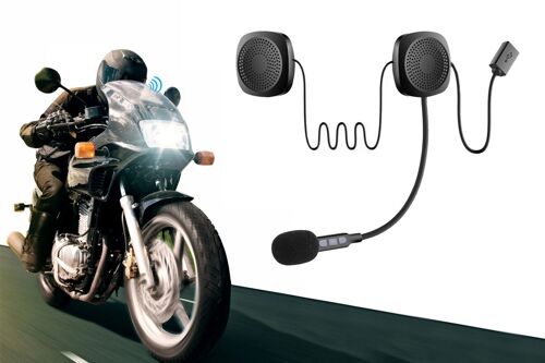 Casque Bluetooth pour casques de moto, écouteurs sans fil pour l'extérieur, communication mains libres