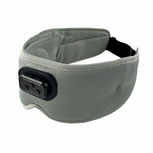 Masque De Sommeil Sans Fil Avec Écouteurs Bluetooth Et Bruit Blanc, Masque Pour Les Yeux Ajustable Pour Les Voyages Et La Relaxation 