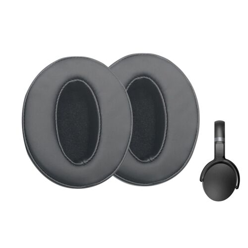 Coussinets d'oreille de rechange pour casques Sennheiser HD4.50BT, HD4.50BTNC, HD4.40BT, HD4.30, HD350, HD400S et HD458BT - Noirs