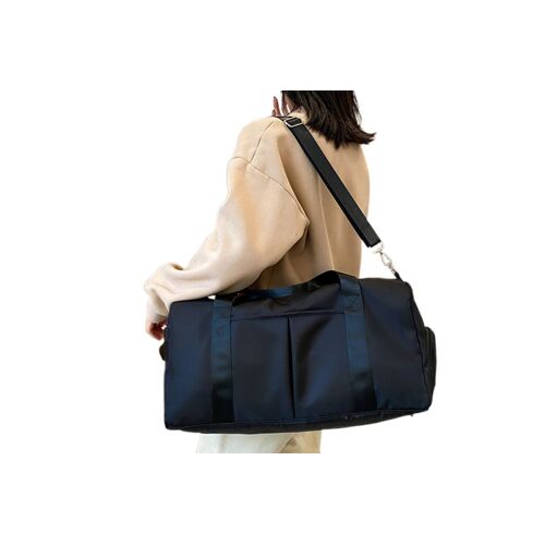 Sac De Sport Pour Taekwondo Avec Compartiment À Chaussures Et Sangle Pour Bagage - Noir