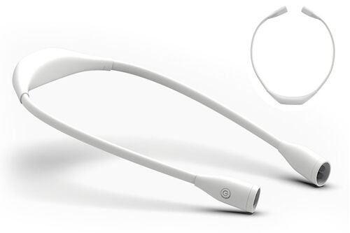 Lampe De Lecture Flexible Rechargeable Par Usb Avec Tour De Cou, Luminosité Réglable Et Flexibilité À 360 Degrés