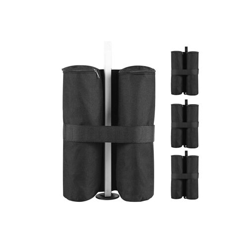 Lot De 4 Sacs De Lestage Pour La Stabilité Des Tentes Pliantes, En Tissu Oxford 600d, Supportant Jusqu'à 25 Kg