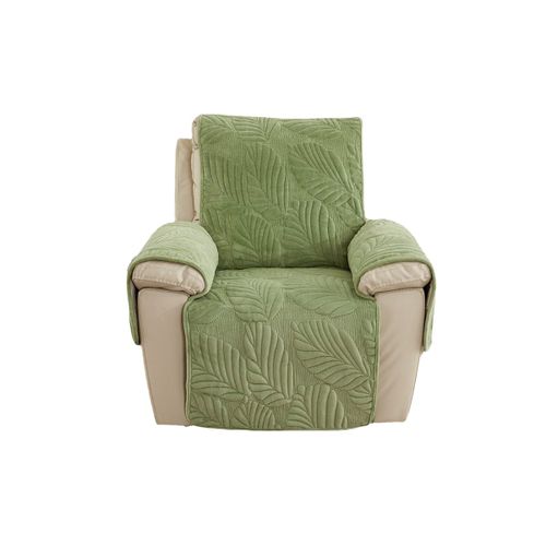 Housse De Canapé Inclinable Avec Poches Pour Animaux Et Enfants - Vert Clair