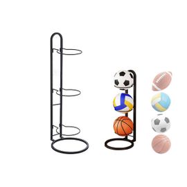 Présentoir Vertical À 3 Niveaux Pour Ballons De Basket Et Autres Ballons De Sport