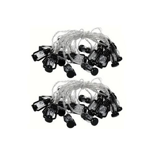Guirlande Lumineuse Led À Piles Pour Lampes À Huile D'extérieur - 80 Led, 10 M, Résistante À L'eau