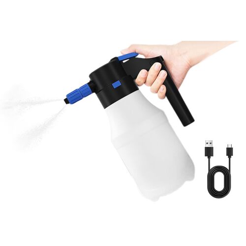 Nettoyeur de lavage de voiture sans fil rechargeable par USB avec pulvérisateur de mousse électrique de 1,5 L
