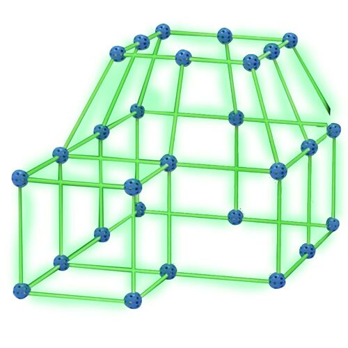 Ensemble de 87 ou 121 pièces pour construire une cabane pour enfants, idéal pour le jeu créatif et l'apprentissage des sciences, technologies, ingénierie et mathématiques (STEM).
