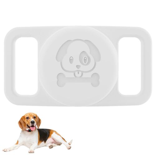 Étui de protection étanche en silicone pour collier AirTag Apple AirTag, compatible avec les colliers de 2,8 cm de diamètre.