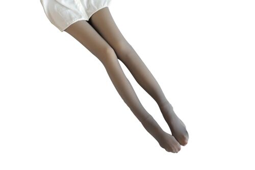 Collants Thermiques Extensibles Et Transparents Pour Femme - Gris, Taille Haute, Confortables, Adaptés Aux Températures De 5 À 20 °C