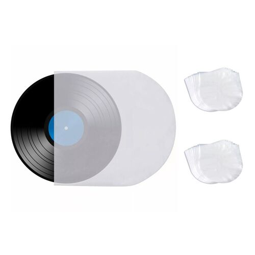 50 pochettes en plastique pour disques vinyles 30 cm (12 pouces) - Couvertures intérieures résistantes