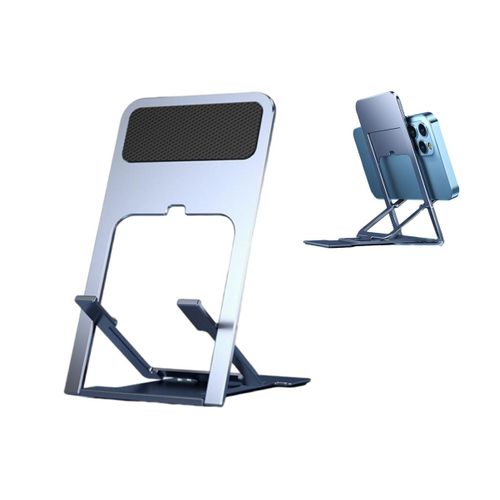 Support de téléphone pliable et réglable pour bureau, support portable pour appareils mobiles