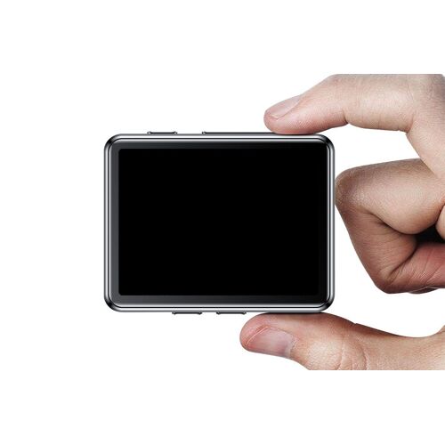Lecteur MP3 à écran tactile de 1,8 pouce avec carte SD de 32 Go, Bluetooth, radio FM et haut-parleur intégré