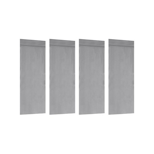 Rideaux De Porte Occultants (Lot De 4) Avec Attaches Adhésives, Isolation Thermique, Protection De L'intimité, 172 X 66 Cm, Polyester