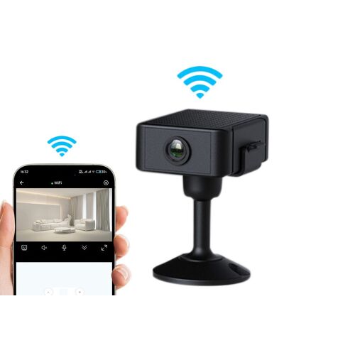 Mini caméra de sécurité sans fil avec détection de mouvement et vision nocturne