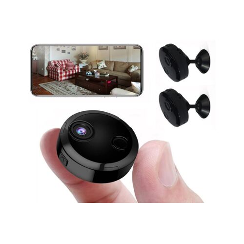 Mini caméra espion sans fil 1080p HD avec vision nocturne et Wi-Fi pour la sécurité de la maison