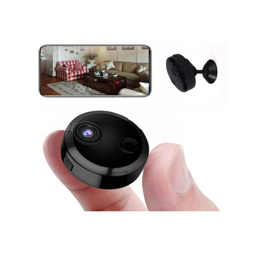 Mini caméra espion sans fil 1080p HD avec vision nocturne et enregistreur numérique WiFi pour la sécurité de votre domicile